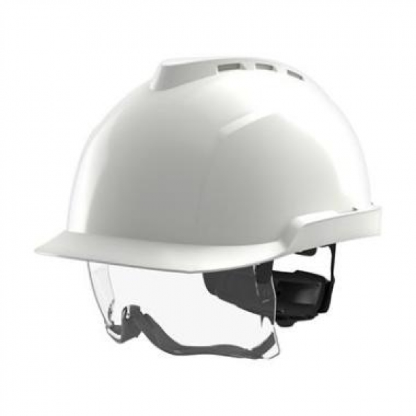 MSA Ongeventileerde Helm met veiligheidsbril